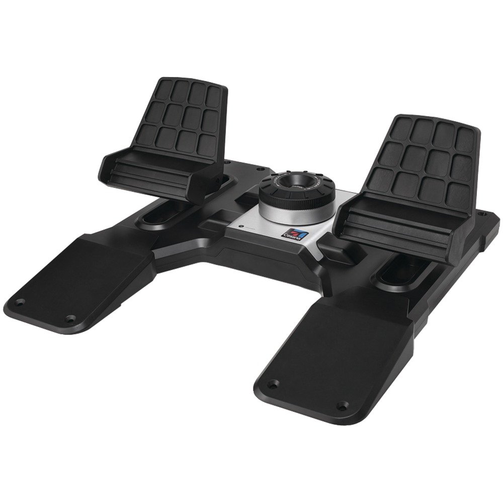 ぱんちくん　Saitek Pro Flight Rudder Pedal Saitek Pedais de Leme Cessna Pro Flight (CES432070002/02/1) - USB