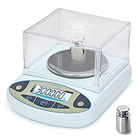 Vista 11 de Báscula de laboratorio de 211.64 oz x 0.00 oz, balanza analítica de 0.00 oz de alta precisión, báscula científica de gramos, balanza digital