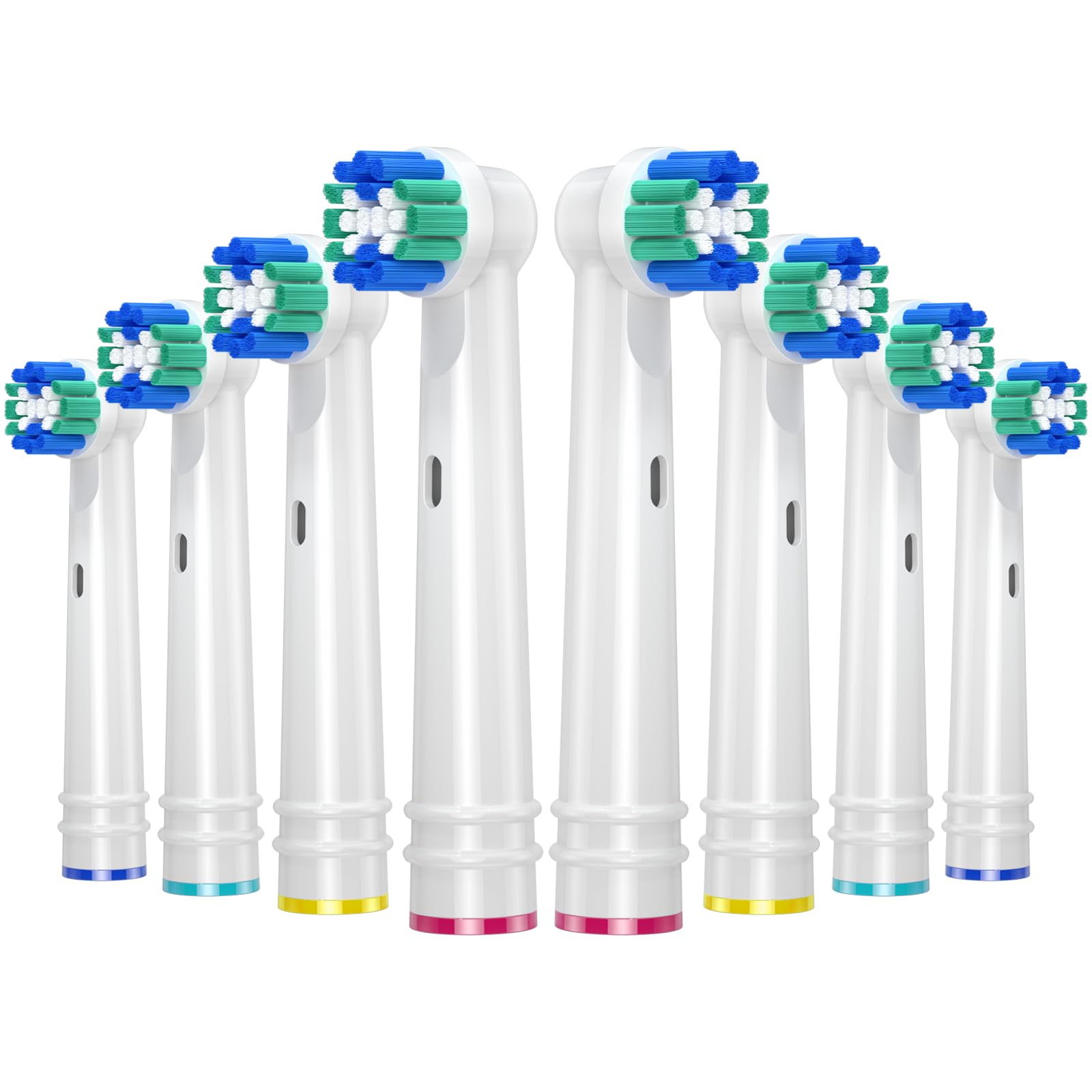 REDTRON Replacement Brush Heads for Oral B, 8 Pack Electric Toothbrush Heads for Oral B Braun, Classic Precision Clean Brush Heads Fit Professional Care, Vitality Pro Smart Genius Series and More