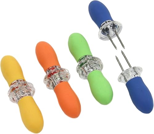 Miniatura 7 de Chef Craft Select Soft Corn Holders, juego de 6 piezas, amarillo