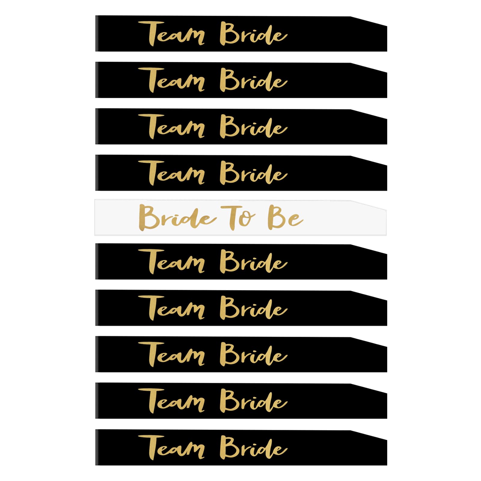 10 Pcs Bride to Be Sash Set