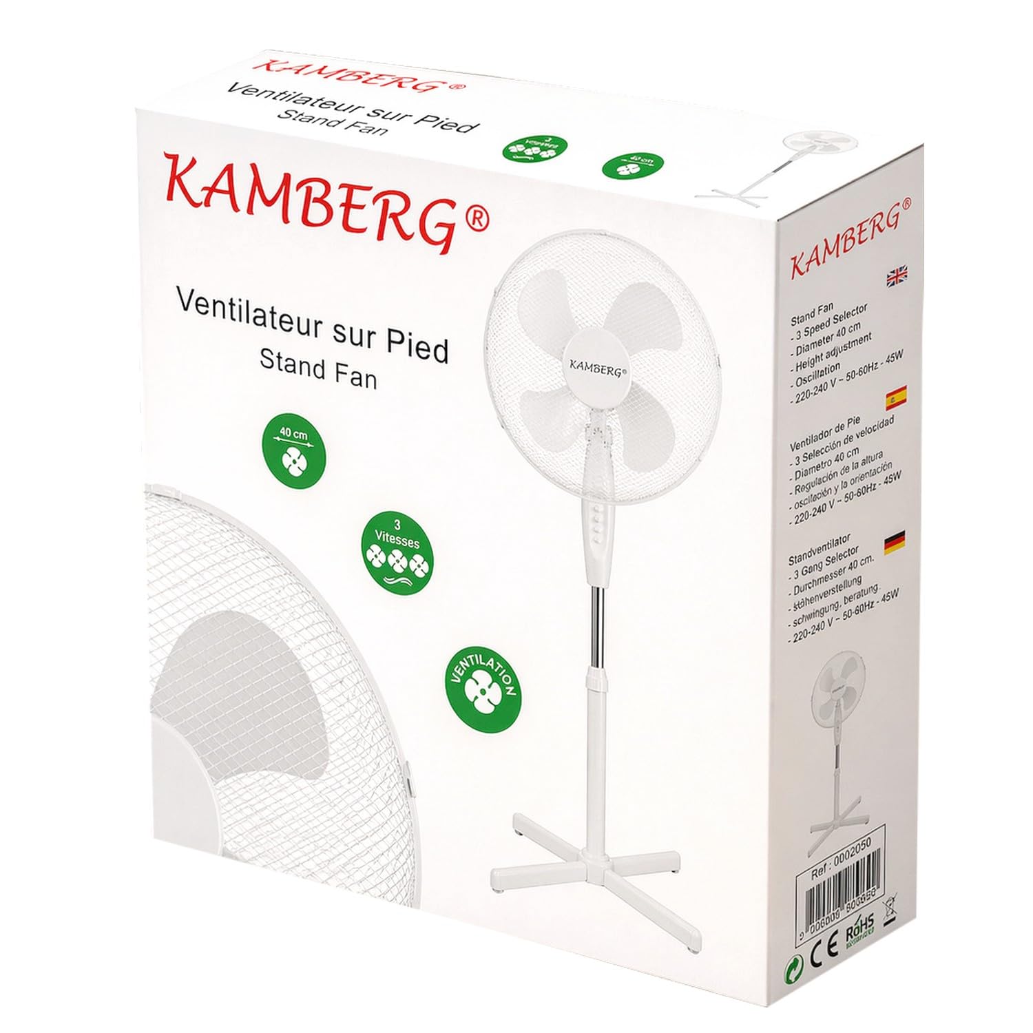 Tafel ventilator 40 cm online bestellen