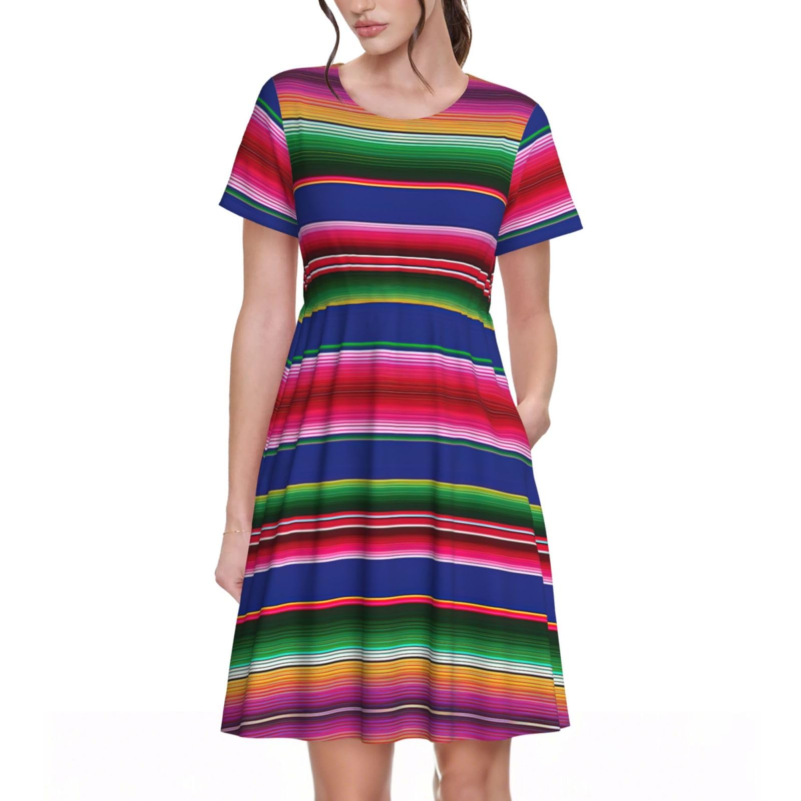 Robe d'été décontractée pour silhouette sublimée et confort total - 8