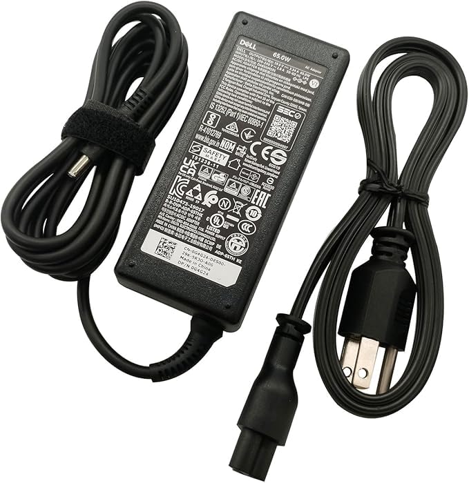 Amazon.com: ANVMSRO 65W Charger OEM 7.4mm tip Compatible with Dell