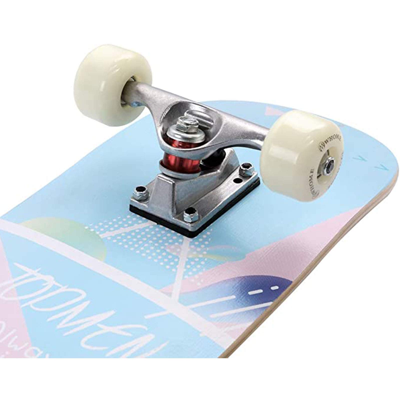 Pro Planche À roulettes Complète pour Jeune Adulte, Enfant Et Débutant - Longboard Skateboard De Rue Concave À Double Coup De Pied De 31 "avec T-Tool,E
