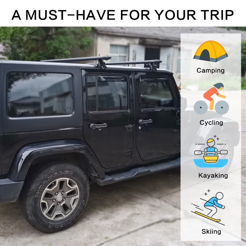 Buy Snailfly Max 330lbs Load Capacity Crossbars Fit for 20072018 Jeep