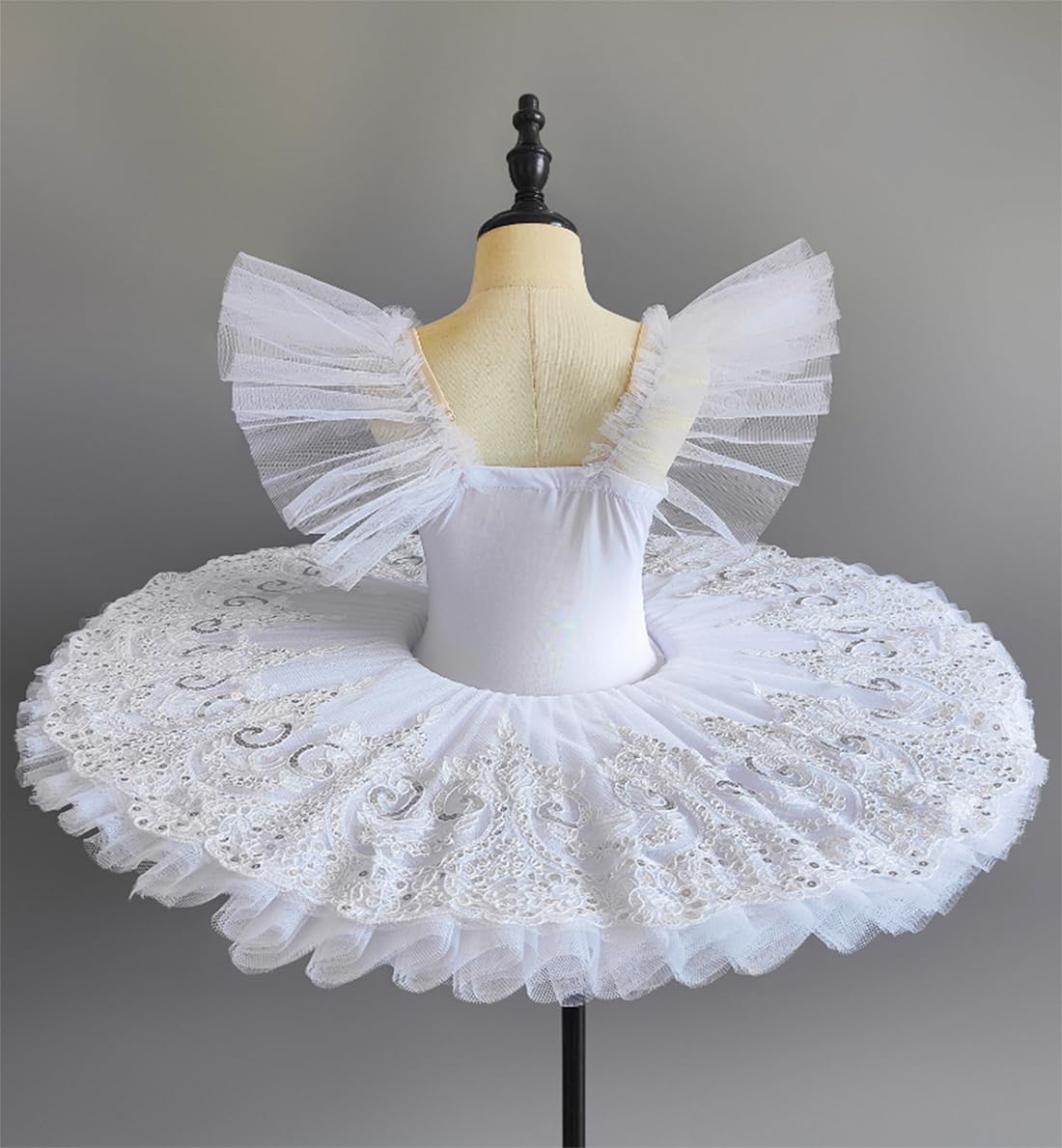 Tutú de Ballet para Niña, Tutú de Lago de Los Cisnes, Disfraz de Bailarina para Fiesta, Vestido de Ballet, Atuendo de Baile, （150）