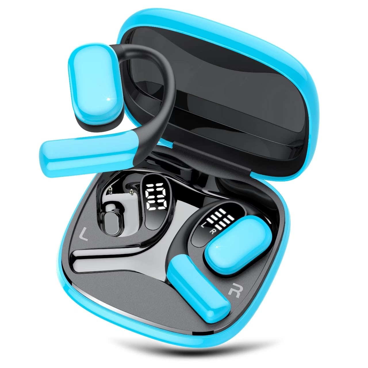 coioc Open-Ear Headphones,AI Translation Earbuds 0.3s Real Time Translator &198 Languages, Smart AI Headphones with Meeting Notes & Transcription, ENC & Bluetooth 6.0 for Travel, Meetings & Learning-image-15