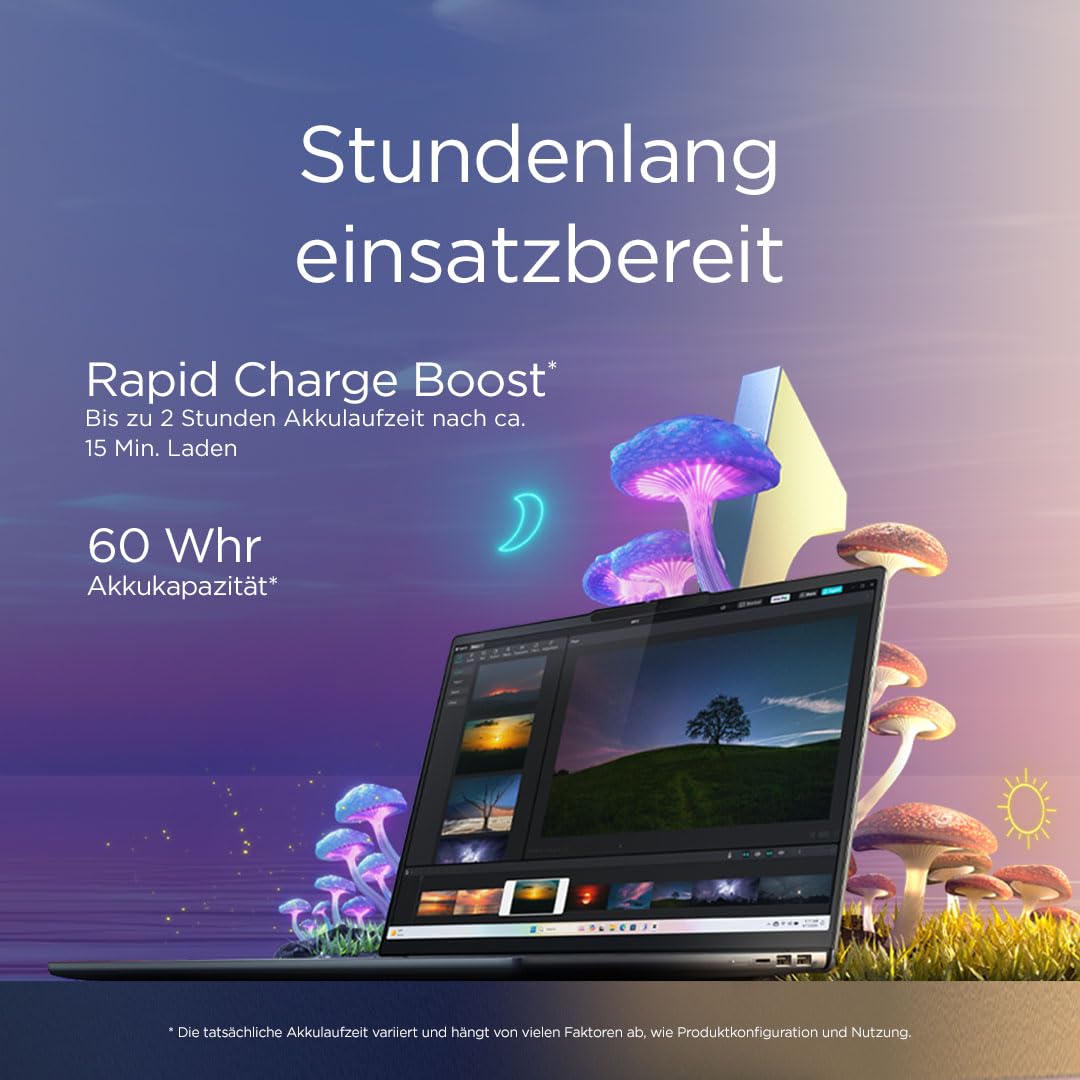 Lenovo IdeaPad Slim 5 Laptop 16" WUXGA AMD Ryzen AI 7 350 1TB SSD 16GB RAM AMD Radeon 860M Windows 11 Luna Grau