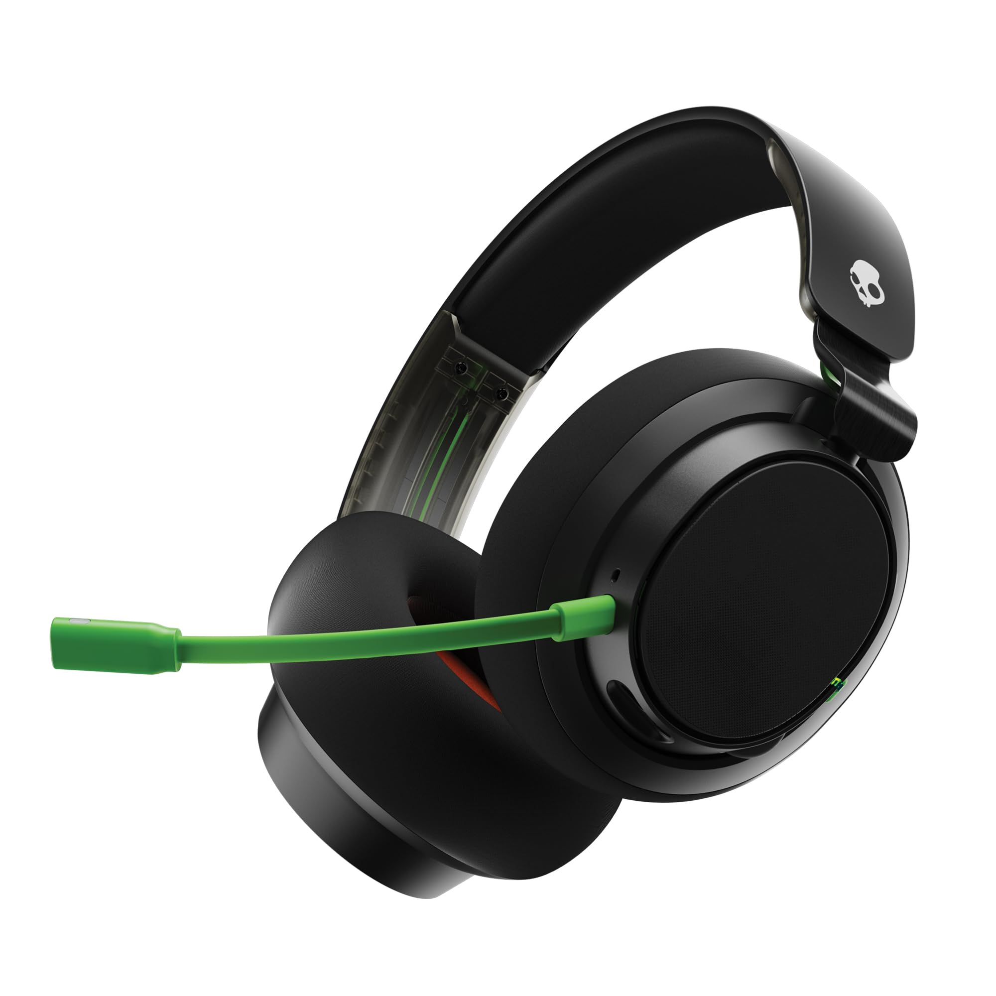 Skullcandy SLYR Pro Wireless Over-Ear Gaming Headset with USB-A Transmitter with Particularly Low Latency for Xbox, PC or Nintendo Switch or Playstation - Black/Green