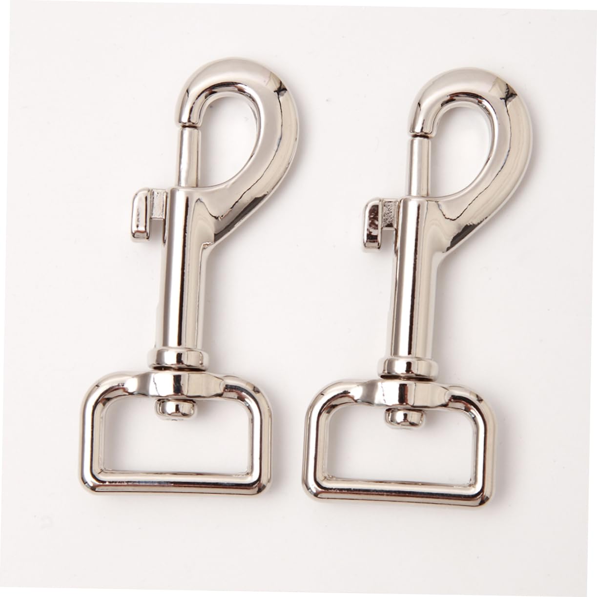 CIYODO Pet Leash Flag Pole Key Chain Clip 10pcs Metal Bolt Snap Hooks Jewelry Luggage Pet Leash Clasp Bright Design