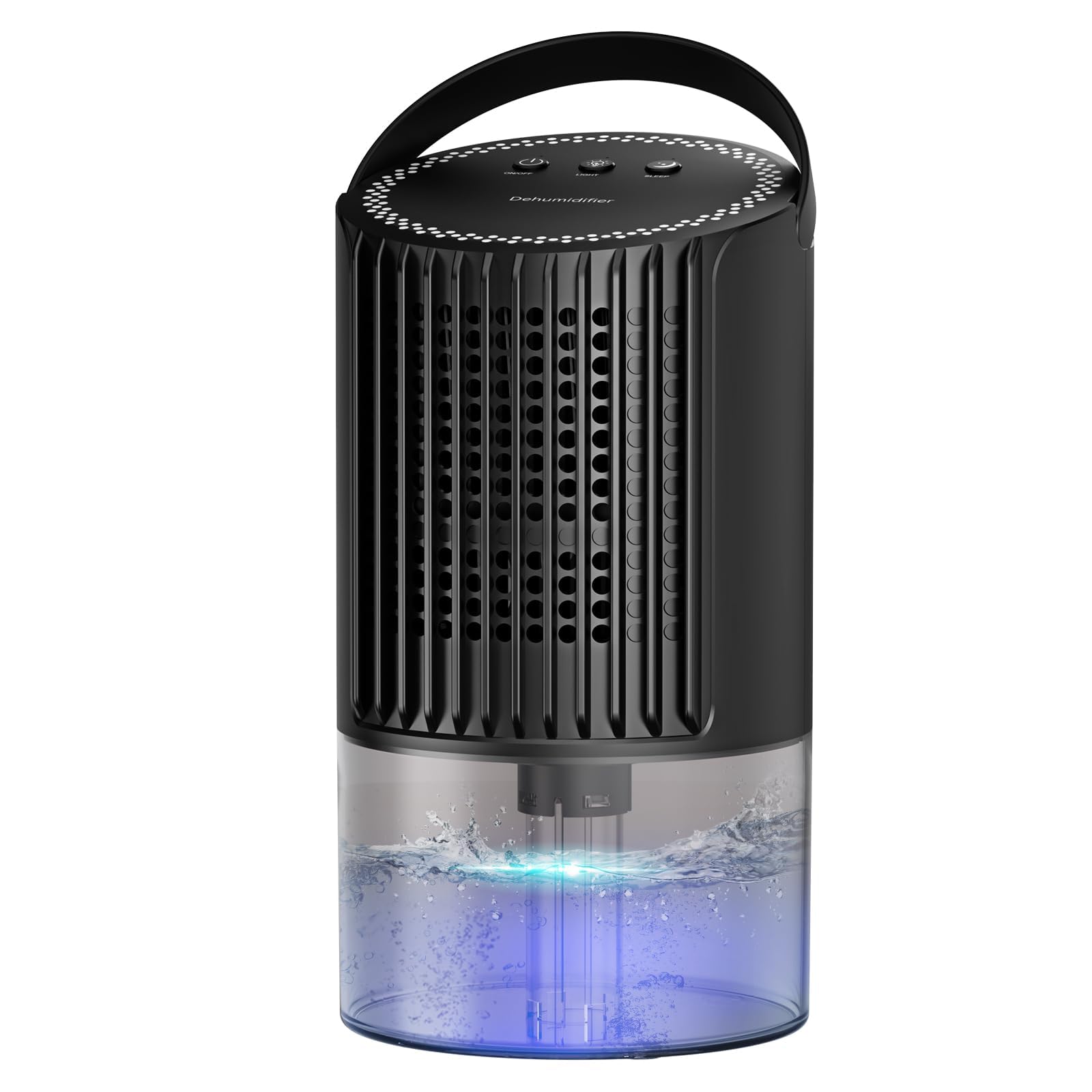Photo 1 of Dehumidifier, 34oz Small dehumidifiers for home, Ultra Quiet (25dB) 350 sq ft Mini Dehumidifier, Portable for Bathroom Bedroom Closet Basement RV, with 7-Color LED, Smart Defrost, Auto Shut-Off