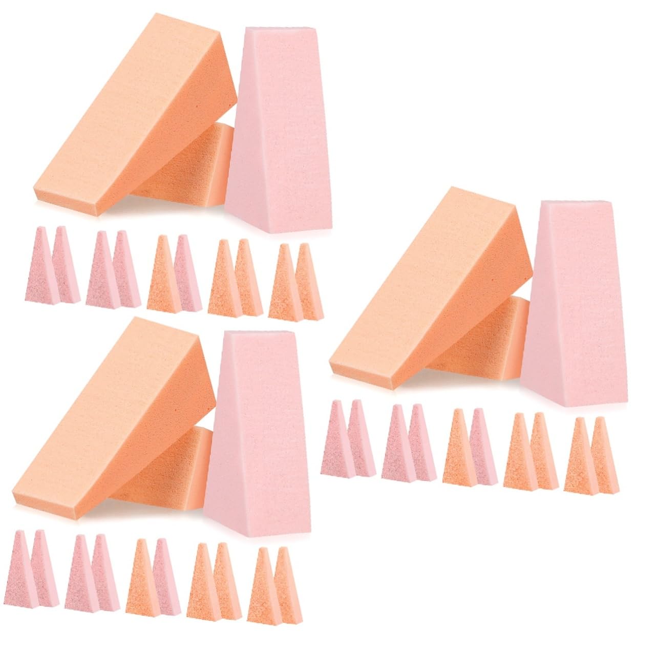 WOONEKY 288stücke Make-up Schwämme Flexibel Und Hautfreundlich Für Flüssig Und Crememake-up Für Foundation Blush Lippenstift Und