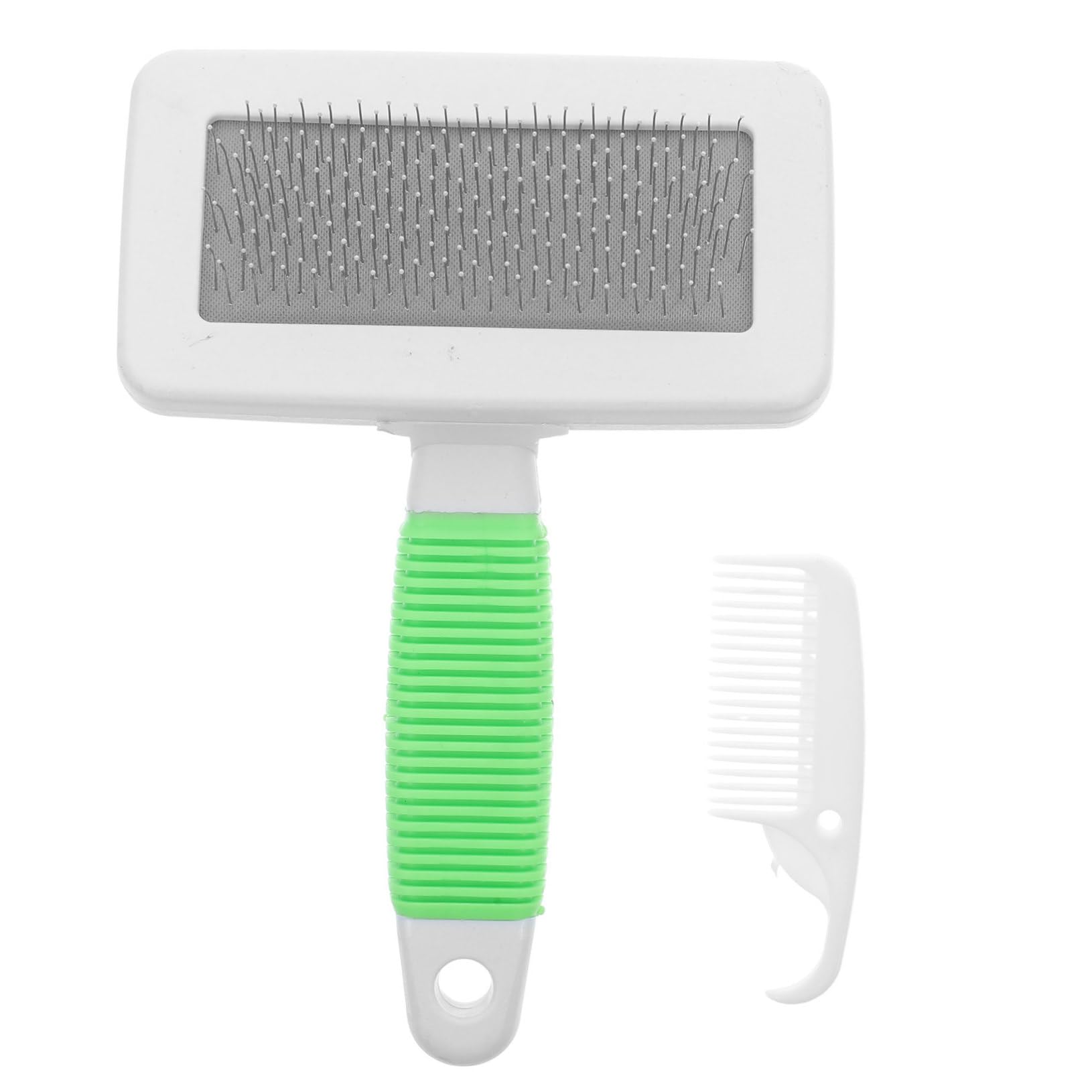 ibasenice Grooming Comb for Dogs and Cats Long Pet Rake for Carpet Efficient Hair Brush