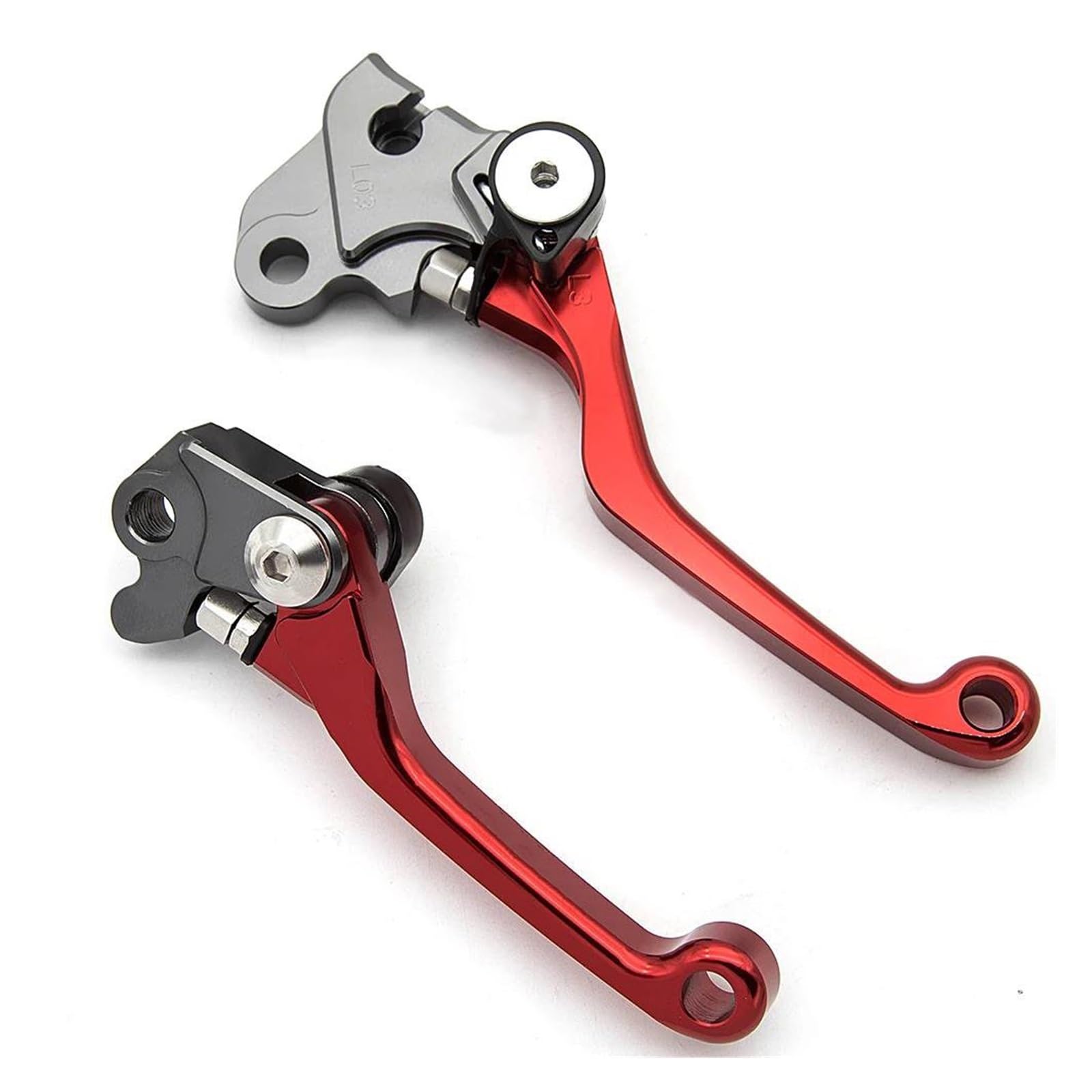 PBPLZWVWA Handlebar Levers for CRF250L for CRF300L for CRF 250L 300L for Rally 2021-2024 Handle Motorcycle Brake Clutch Levers Motorcycle Clutch Brake Lever(RED)