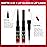 evpct 1Pcs Fire Bright Red Matte Lip Liner & Liquid Lipstick Stain Makeup Set for Women, Red Lip Liner Stain Long Lasting Waterproof Smudge Proof, Cruelty Free Lip Stick Makeup 24 hours originales, 64