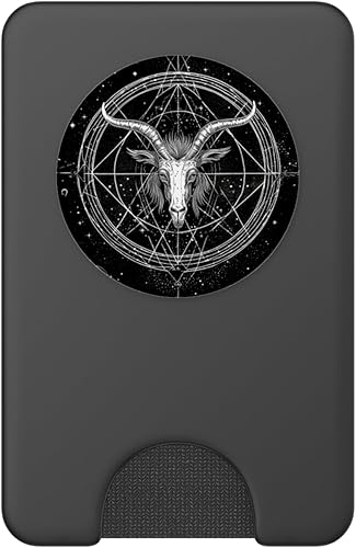 Miniatura 8 de Occult Witchy Celestial Baphomet PopSockets PopGrip intercambiables