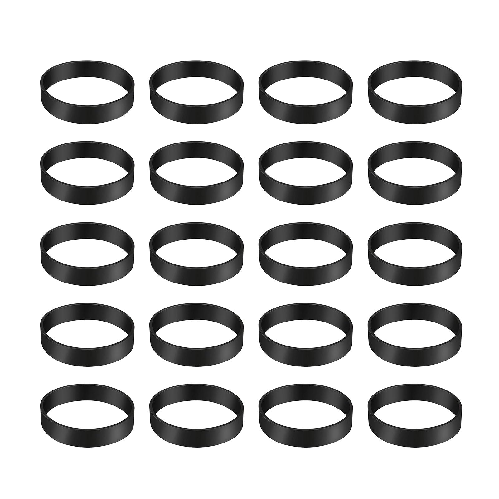 Jazuaiao 20Pieces Rubber Belt Component Rubber Drive Replacement Part