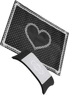 LRXIYODE Cojín de Silicona para Manicura Lavable y Plegable Almohadilla para Mano Herramienta Profesional de de Uñas para Salón Color Negro