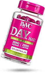 Vitamina para cabelo, pele e unhas, Biotina, Ácido pantotênico, Cisteína, Tiamina, Ferro e mais 11 Vitaminas 120 Cápsulas