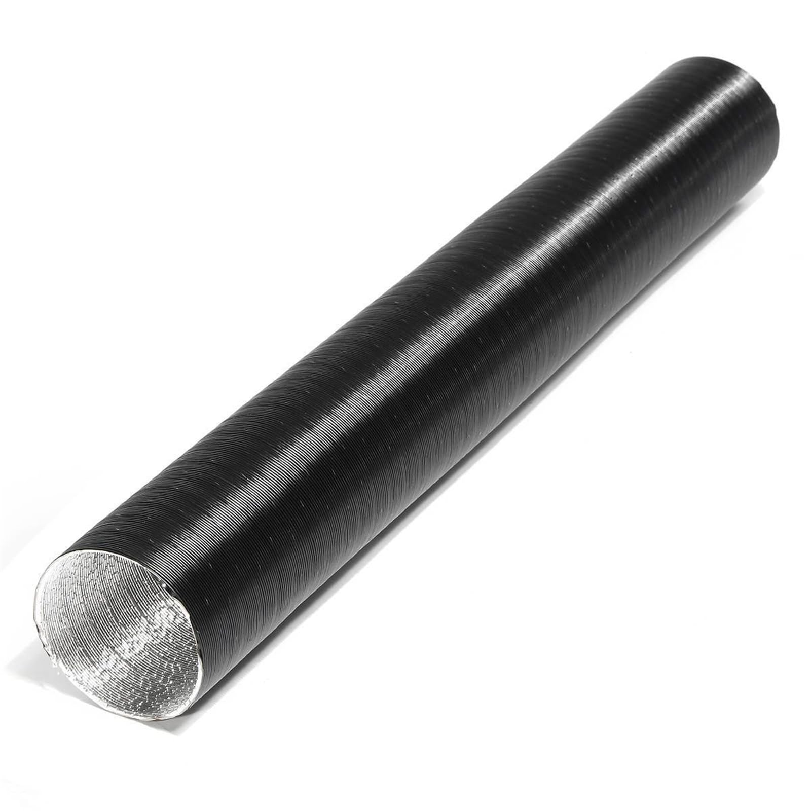 Flexible Heater Duct Pipe 1m Aluminum Foil Air Duct 25mm to 90mm for Car Diesel Heater Extendable Design Wide Application (75mm)