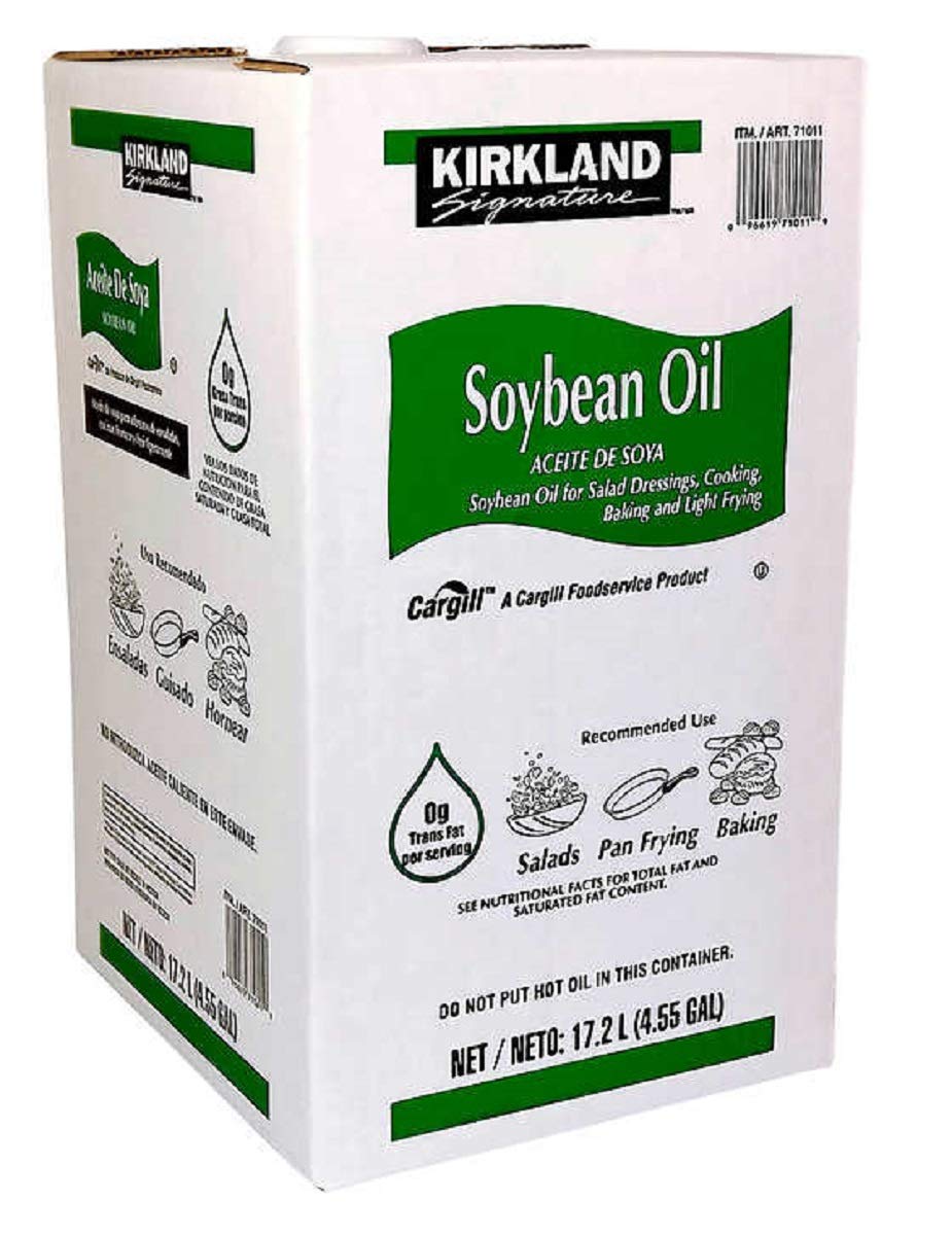 Kirkland Signature Soybean Oil, 35 lbs (17.3 L / 4.55 Gal