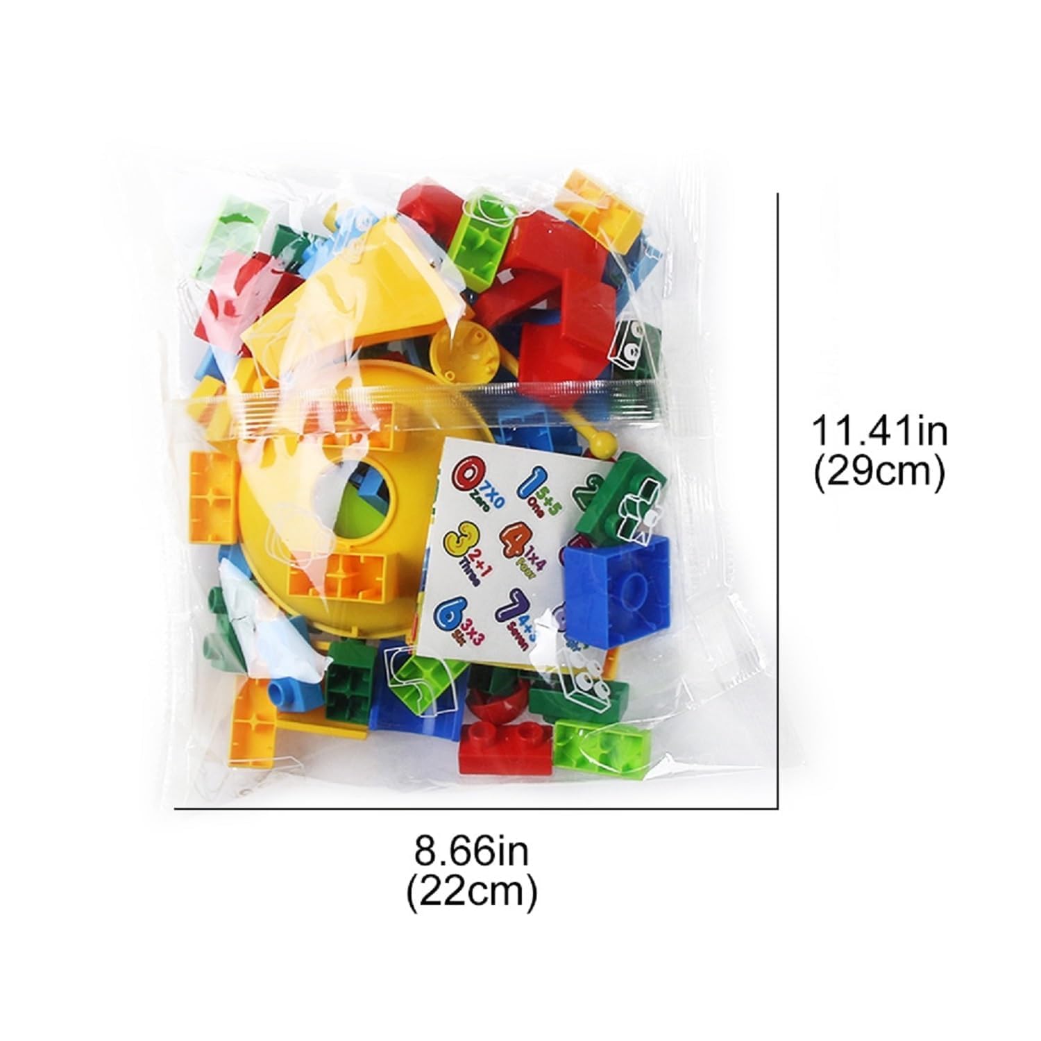 Alokik Enterprise 100PCS Assembly Block Marble Run Slide Track Building Blocks Funnel Slide DIY Sets Bricks Kids Toys(100 Pcs) 3