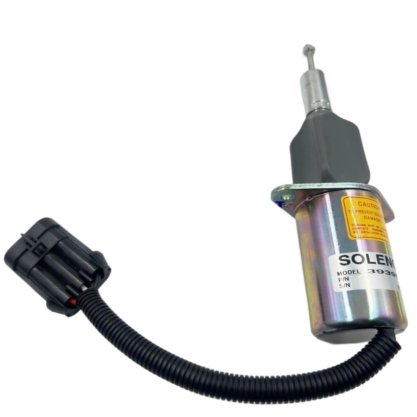 SA-4889-24 3939019 Fuel Shutoff Solenoid 24V for Heavy Equipment Excavator