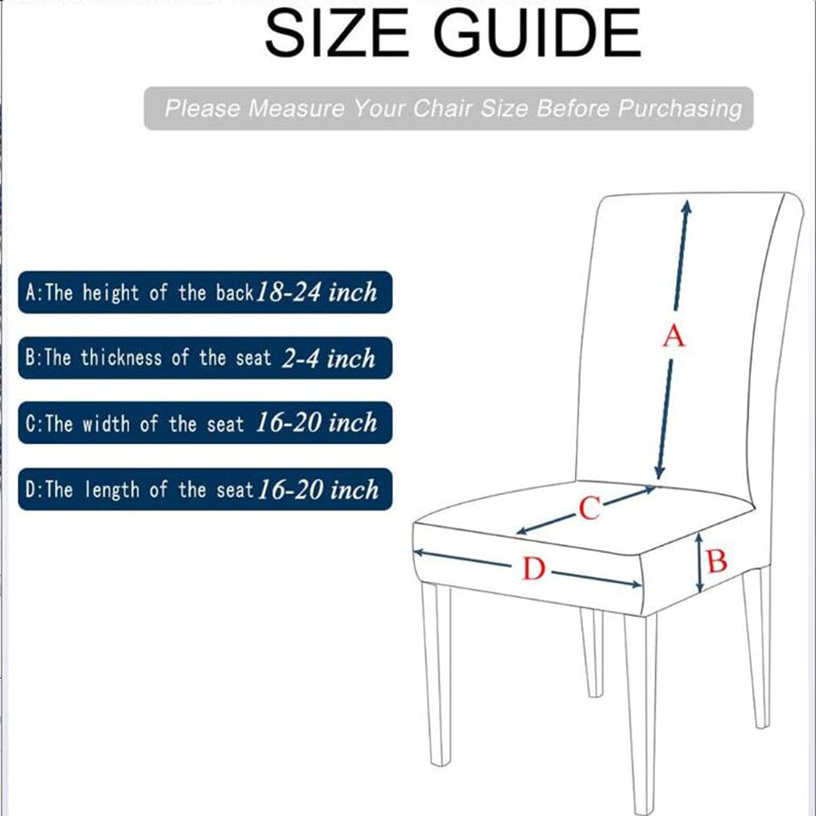 ERNZI Fundas elásticas para sillas de Comedor de Navidad de 5 Piezas, Fundas para manteles de Navidad, Protector elástico de Silla de Navidad,para Banquete de Bodas de Comedor,140 * 180cm