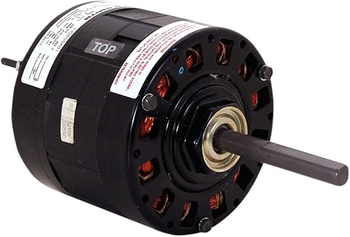 Miniatura 1 de A.O. Smith OMC6517 1/5 HP, 1075 RPM, 1 velocidad, 42 marcos, rotación CWLE, reemplazo directo OEM de eje de 1/2 pulgadas x 3-3/8 pulgadas