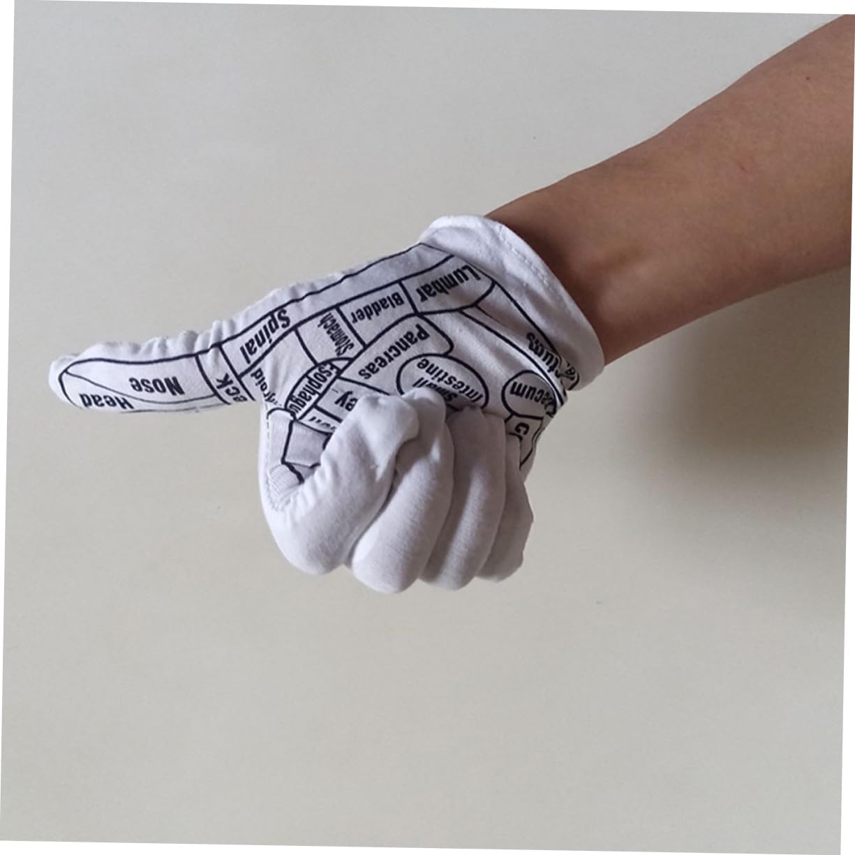 FOMIYES 5paare Massagehandschuhe Elastische Wiederverwendbare Fäustlinge Mit Akupressurmuster Für Hand Und Rückenmassage Massagezubehör Für Zuhause Oder Spa