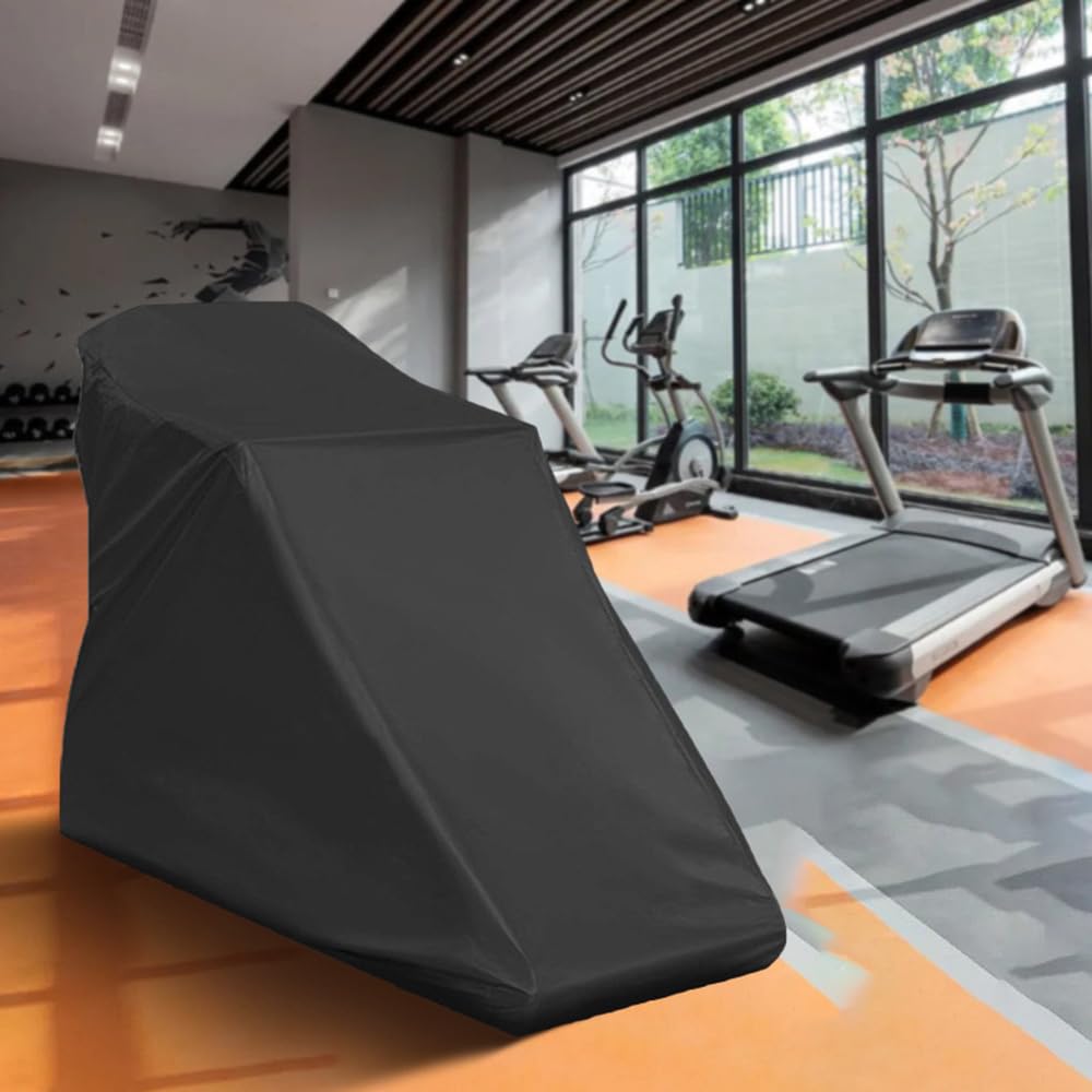 Housse de Tapis de Course pour NordicTrack Commercial 1750, Sport Machine Protection Housse Anti-poussière Tapis pour Intérieur Extérieur,A/Style A-Black