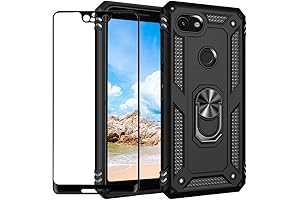 Spigen Pixel 3a XL Case 360 Degree Rotating Ring Kickstand