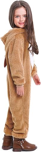 Miniatura 3 de Disfraz de reno de Navidad, ayudante de Papá Noel, Rudolfo, vestido de reno, con cremallera, mono de una pieza, trajes de Navidad