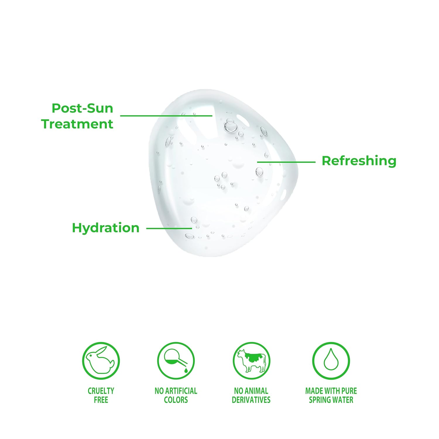 Organic Aloe Vera Gel – Freshly Harvested & Cold Processed – Hydrating Gel for Sunburn Relief – Daily Moisturizer for All Skin Types – 10.14 fl oz (300 mL) - Image 5