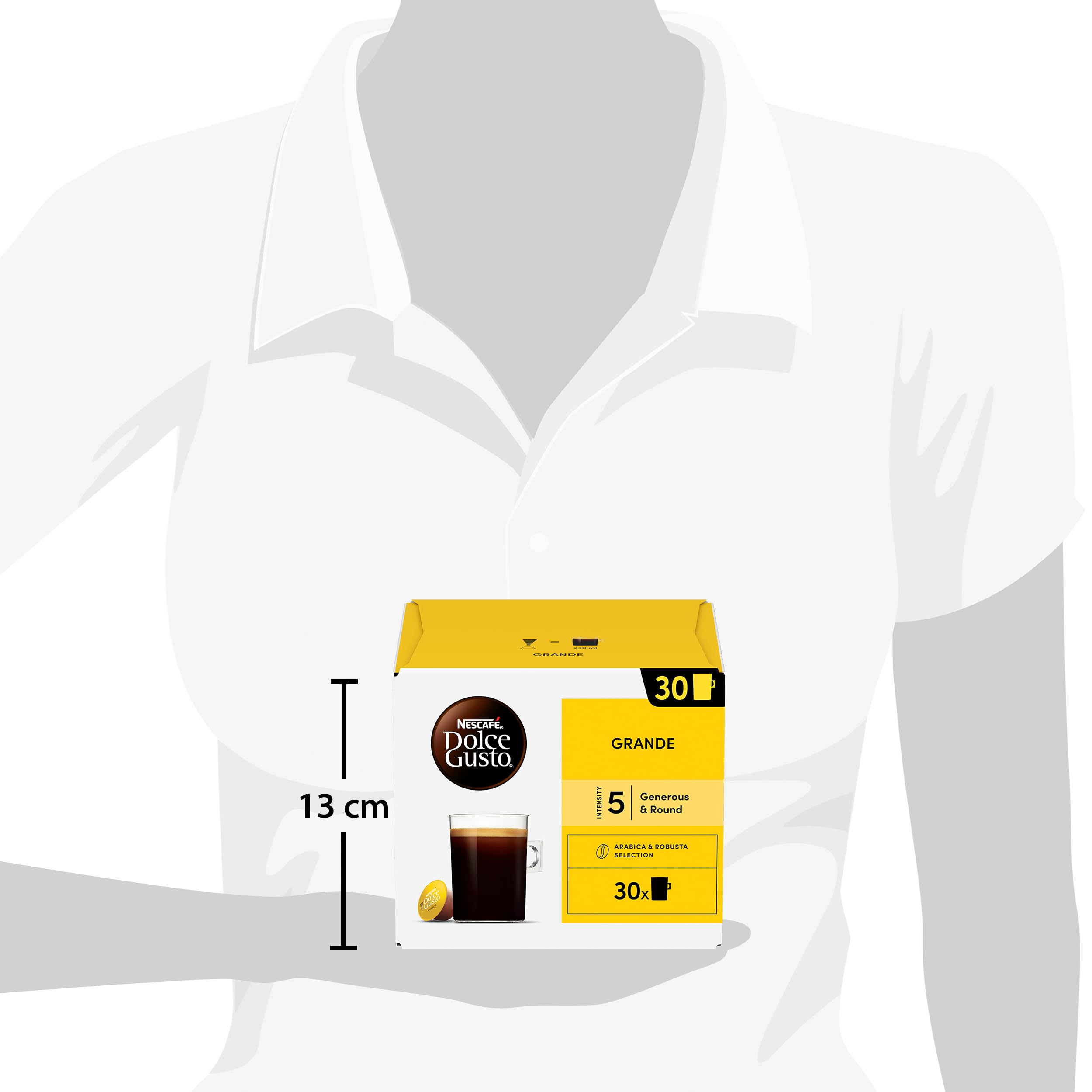 NESCAFÉ DOLCE GUSTO Grande Kaffeekapseln (3 x 30 Kapseln)