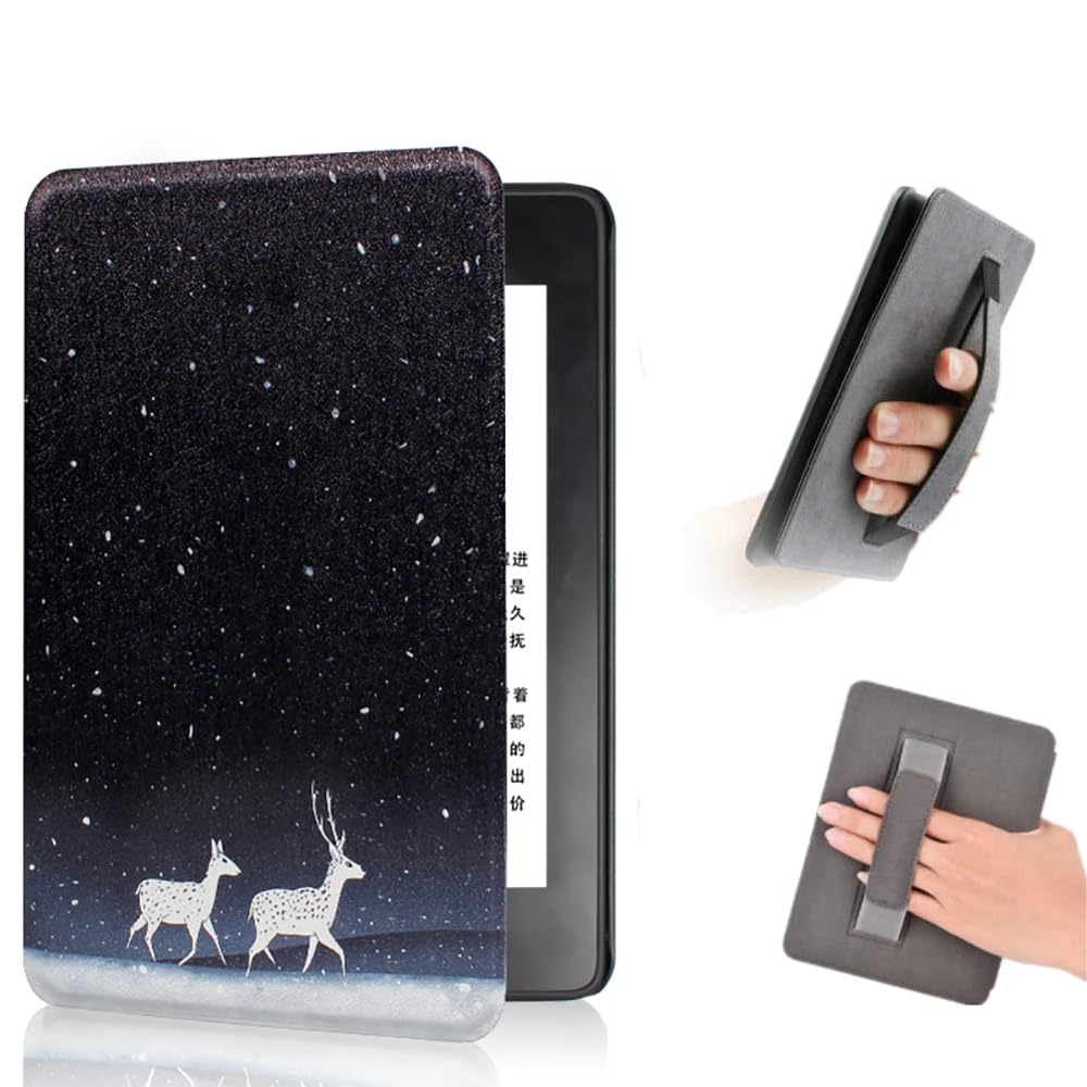 Funda para 6" Kindle (11.ª Generación - 2022) - PU de Primera Calidad Estuche con Correa de Mano y Automática Reposo/Activación Función(Modelo: C2V2L3) — view 28