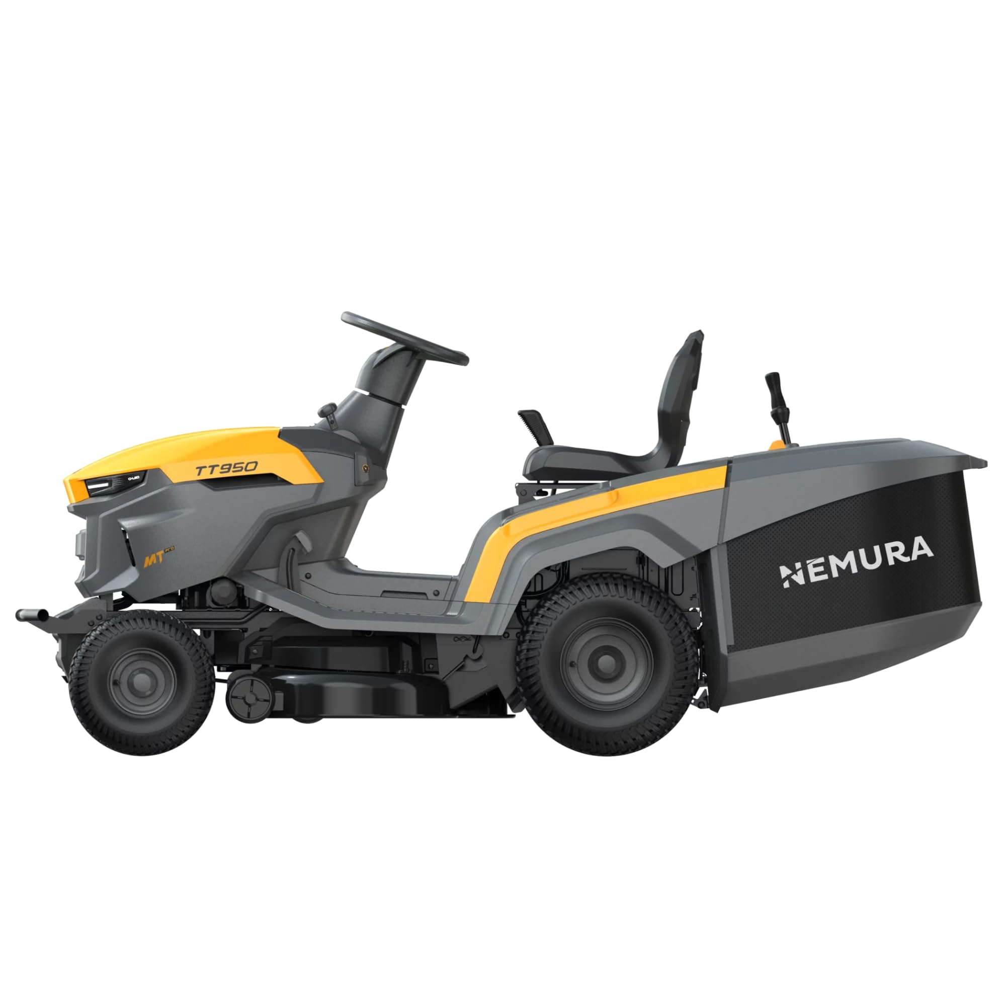 Nemura Tracteur Tondeuse Autoportée 547cc - Coupe 95 cm - Transmission Hydrostatique - Éjection Arrière - Jardin Grande Surface Jusqu’à 15 000 m² - Confort et Performance - Marque Française