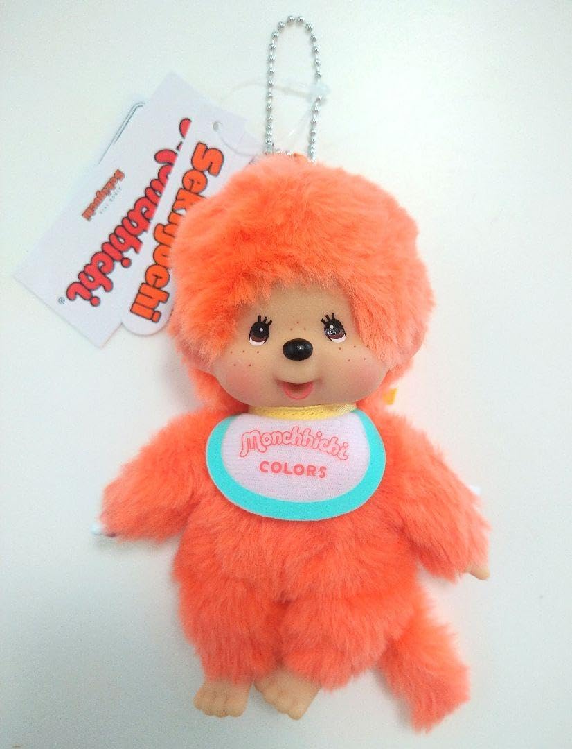 モンチッチ COLORS オレンジ キーチェーン 女の子