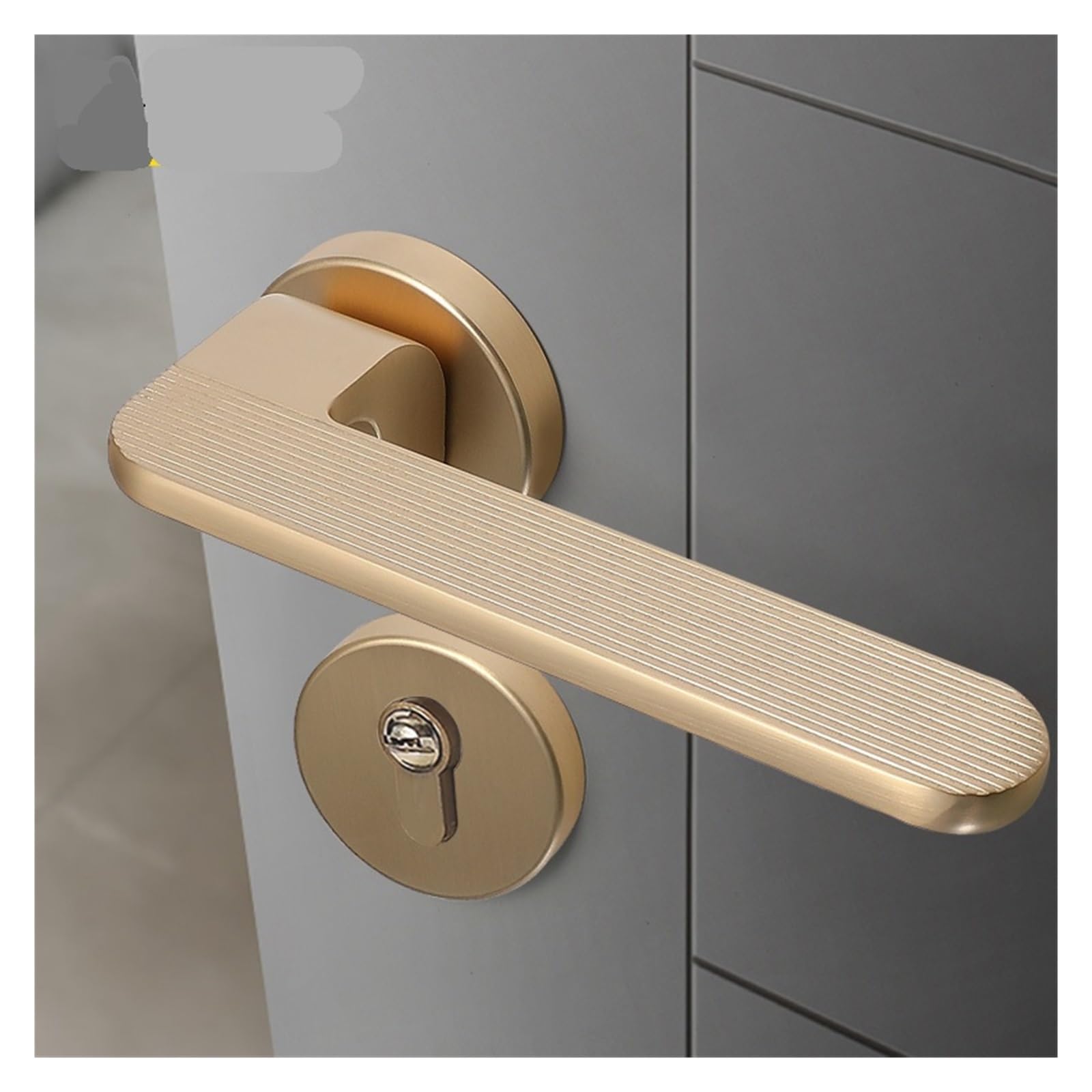 Serrure de porte de salle de bain magnétique et silencieuse pour préserver l'intimité