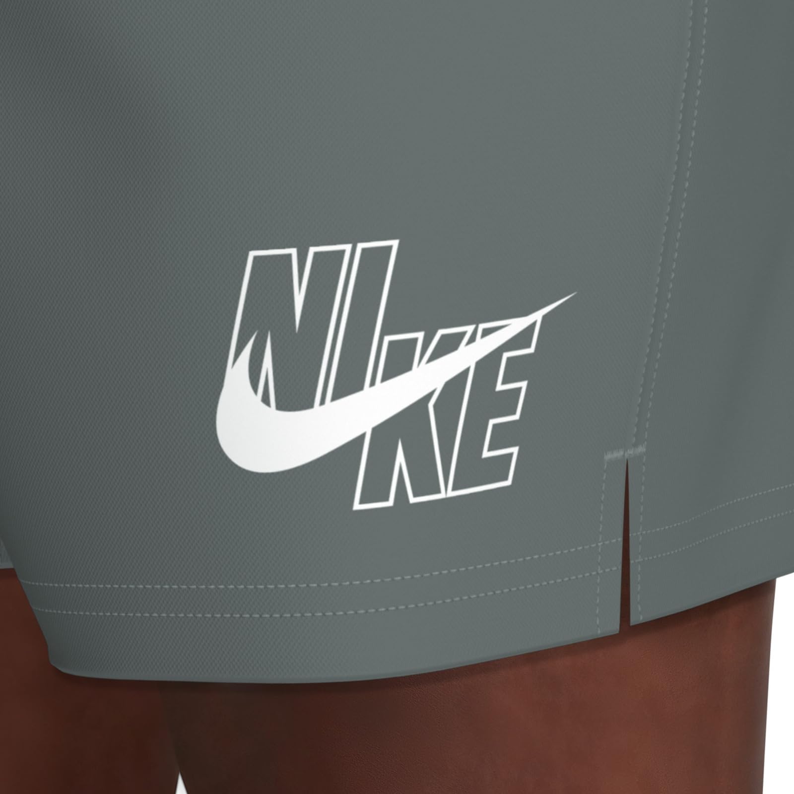 Nike Nike Swim Breaker Swim Logo 5" Volley Short Cool Grey Swim Trunks Unisex - Adulto