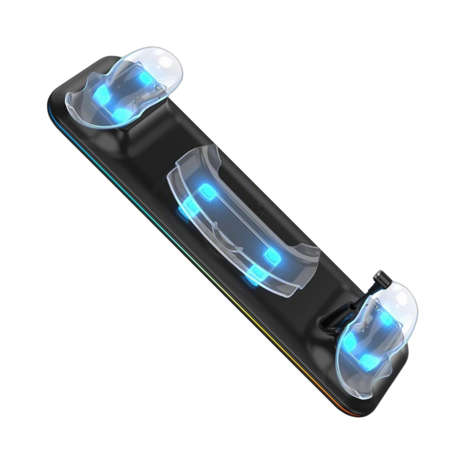 Base di ricarica per 3 cuffie per realtà virtuale Controller Supporto di ricarica con luce LED Accessori per realtà virtuale Base per stazione di ricarica rapida