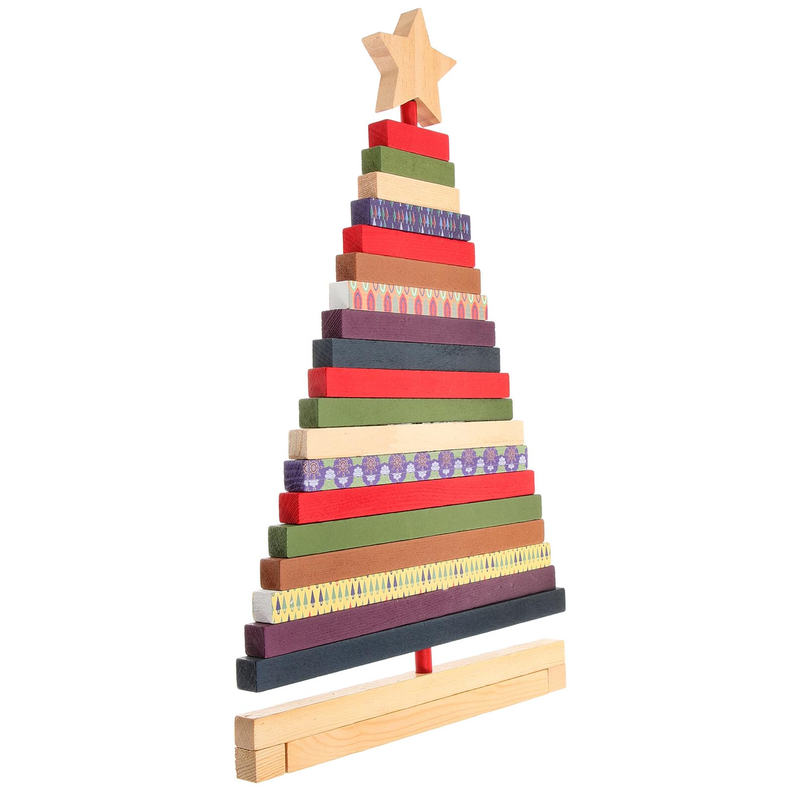 Árbol de Navidad giratorio de madera ideal para regalar a compañeros de trabajo