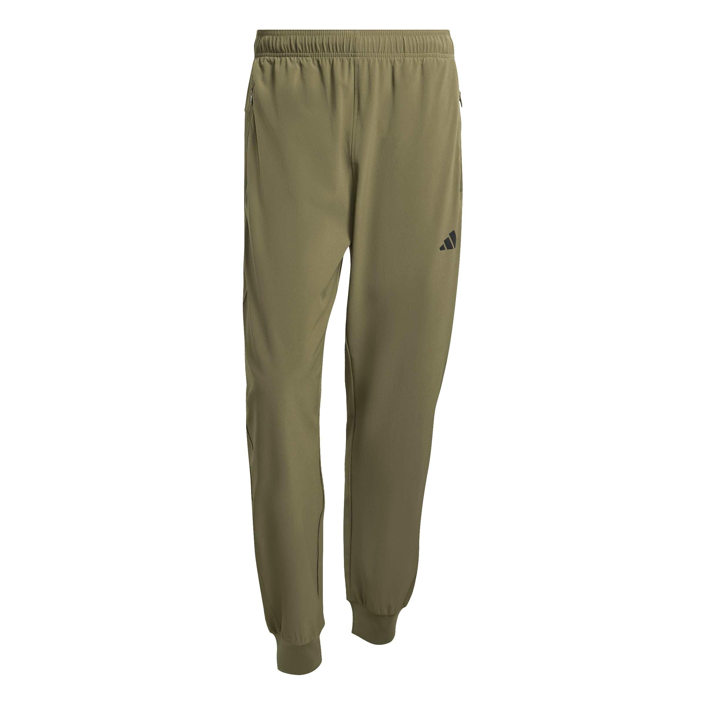 adidas Men's Workout Essentials Flex Woven Pants, Olive strata, 3XL