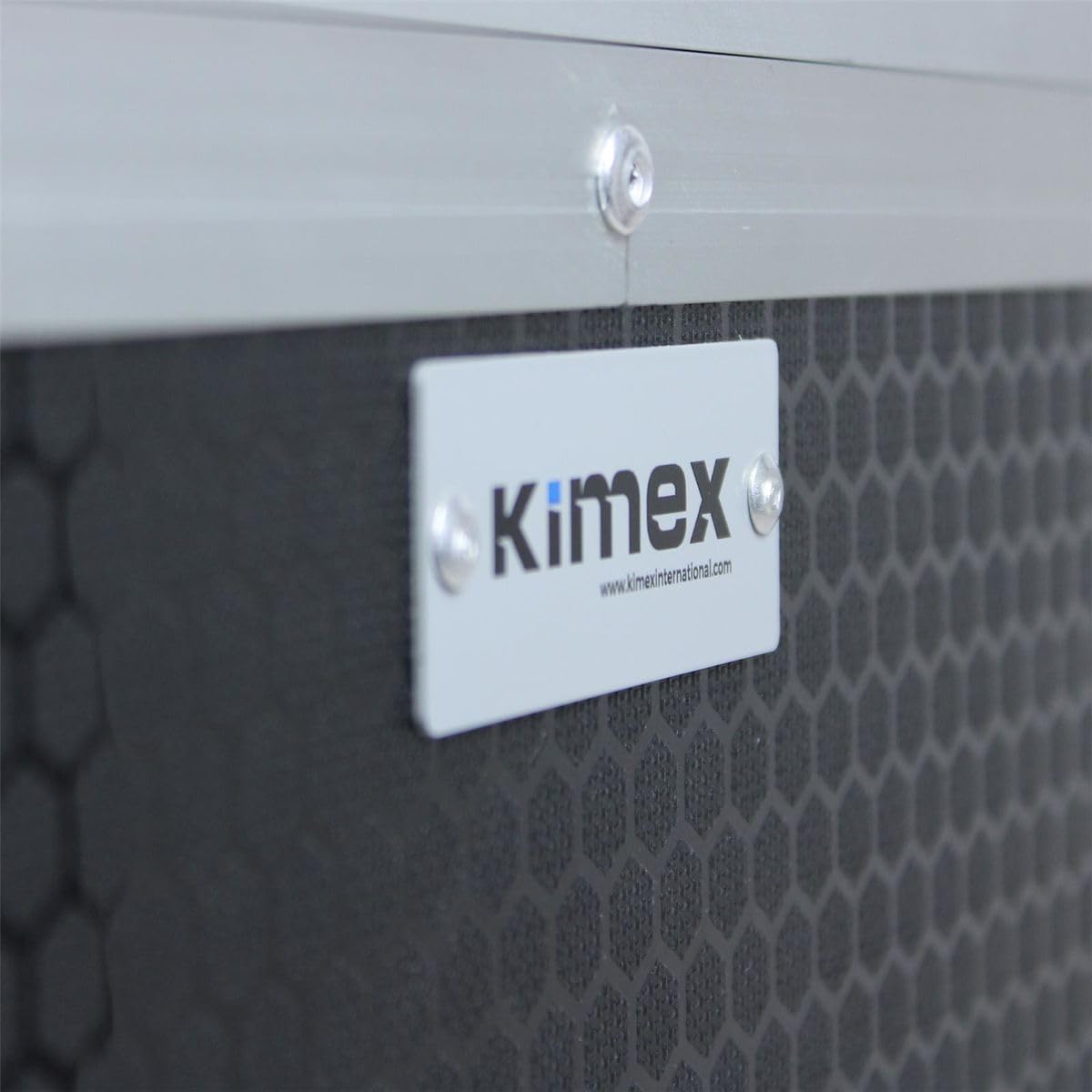 KIMEX Flight Case pour deux écrans TV 65"-75" sur roulettes