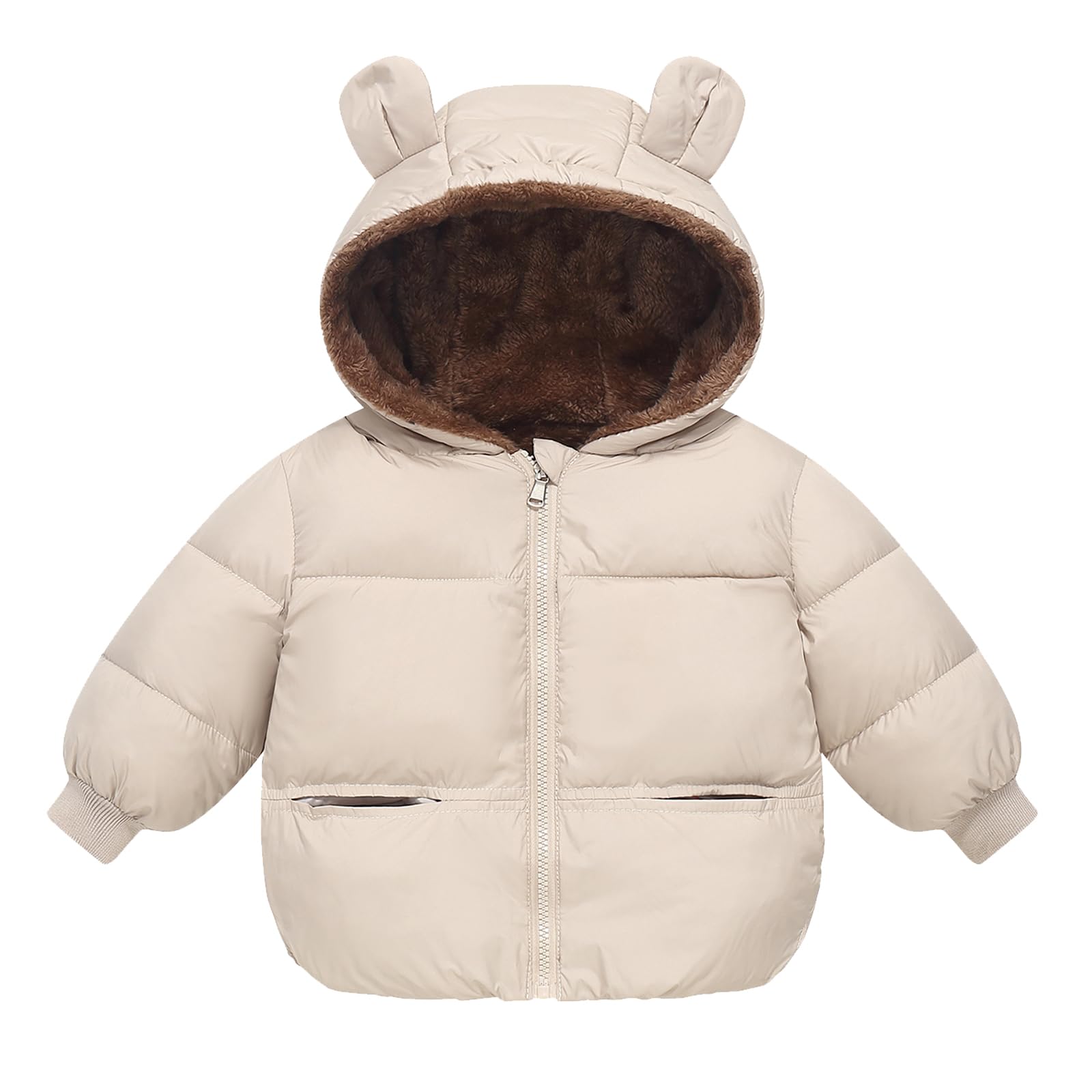 Toddler Baby Boys Girls Winter Jackets Light Infant Padded Coats