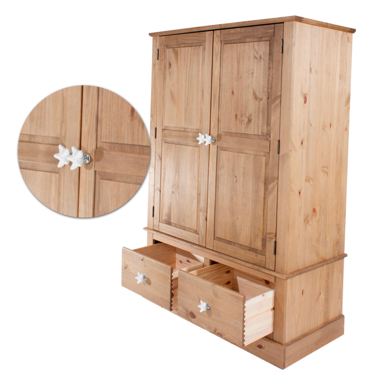 jojofuny 12 Pz Pomello a Stella Manico in Cristallo Pomello Dell'armadio Pomelli Dei Cassetti Manopole Nere Pomoli Per Armadi e Cassetti Bianca Bambino Ceramica Maniglia