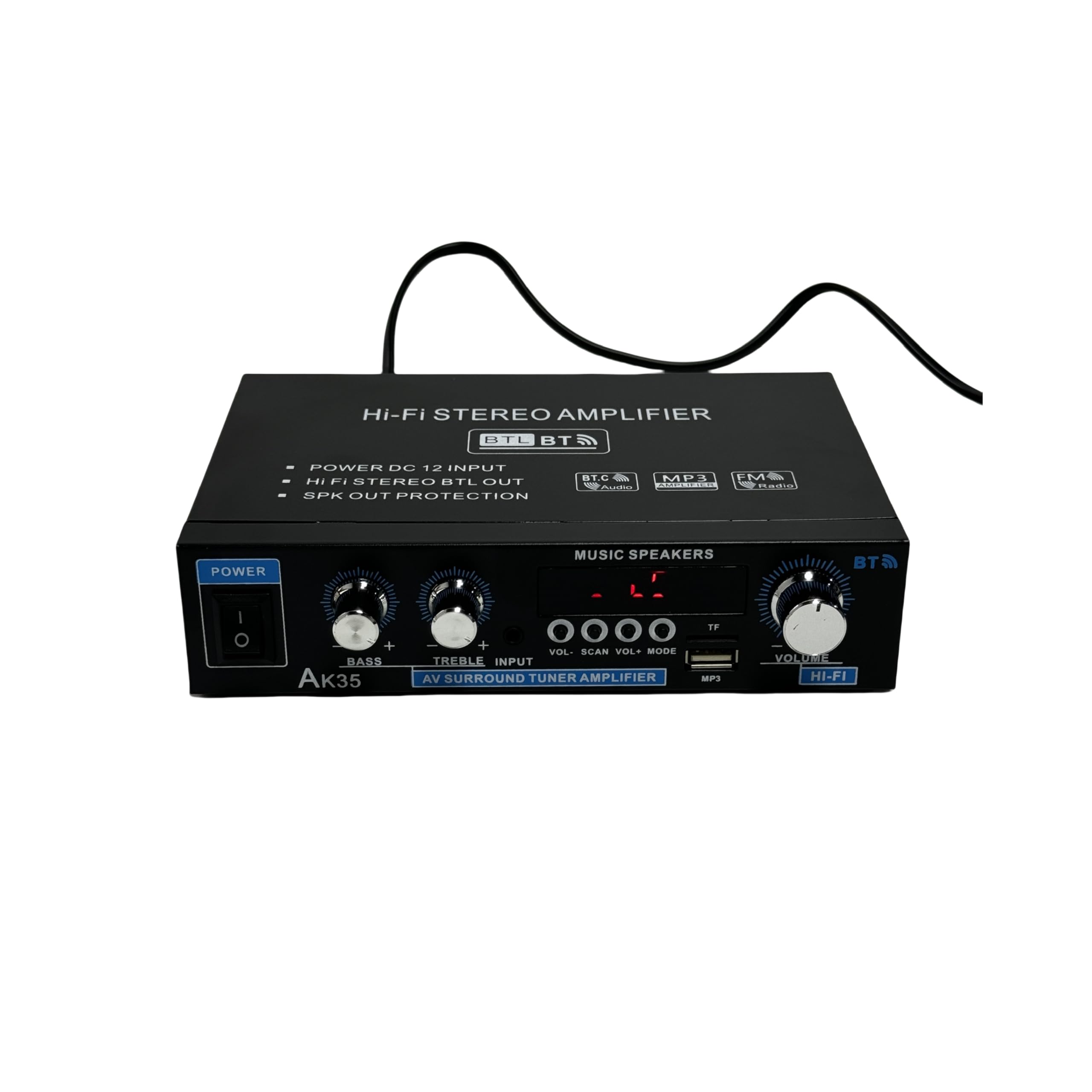 Mini Amplificateur De Puissance Bluetooth Récepteur Audio sans Fil