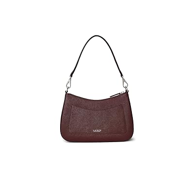 Lauren Ralph Lauren Crosshatch Leather Medium Danni Shoulder Bag Shoulder Women