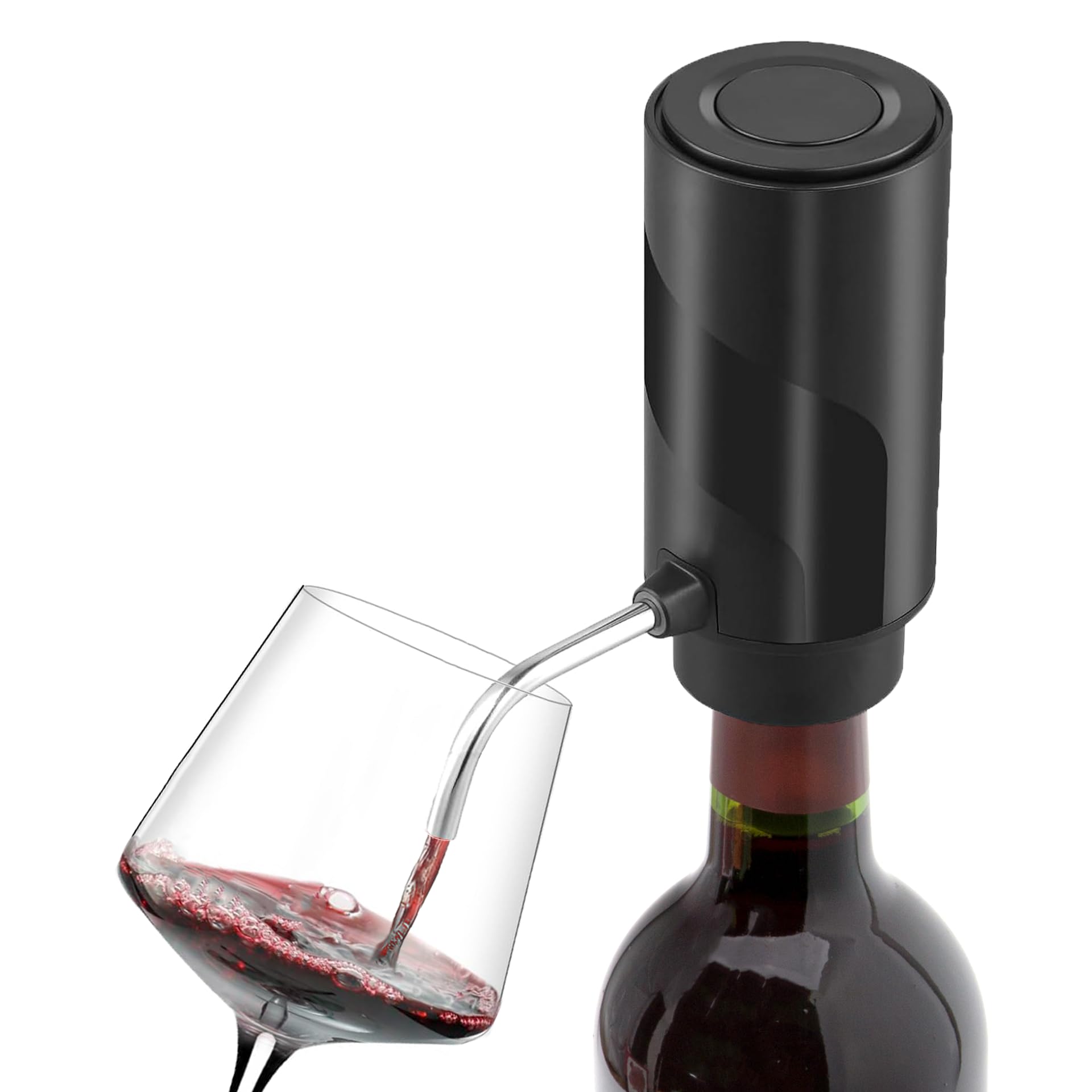 Prestige Electric Wine Decanter Aerator Rechargeable Dispenser - Unique Gifts For Men Women Mum Dad Brother Husband Unique Gifts For Wine Lovers (Black - View #4